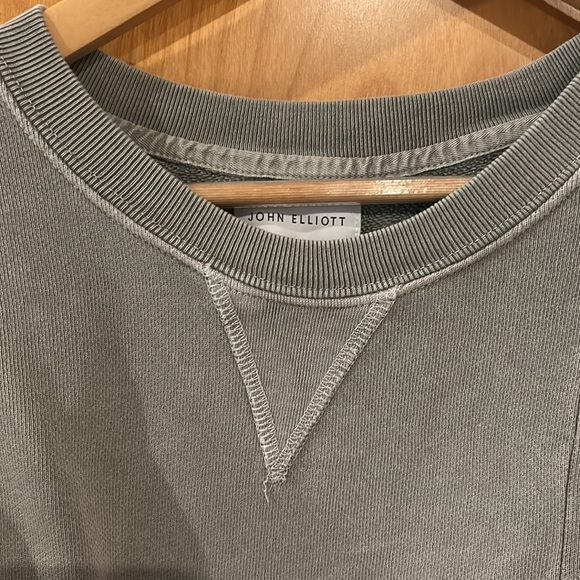 John Elliot Mixed Media Crewneck - Picture 2 of 4